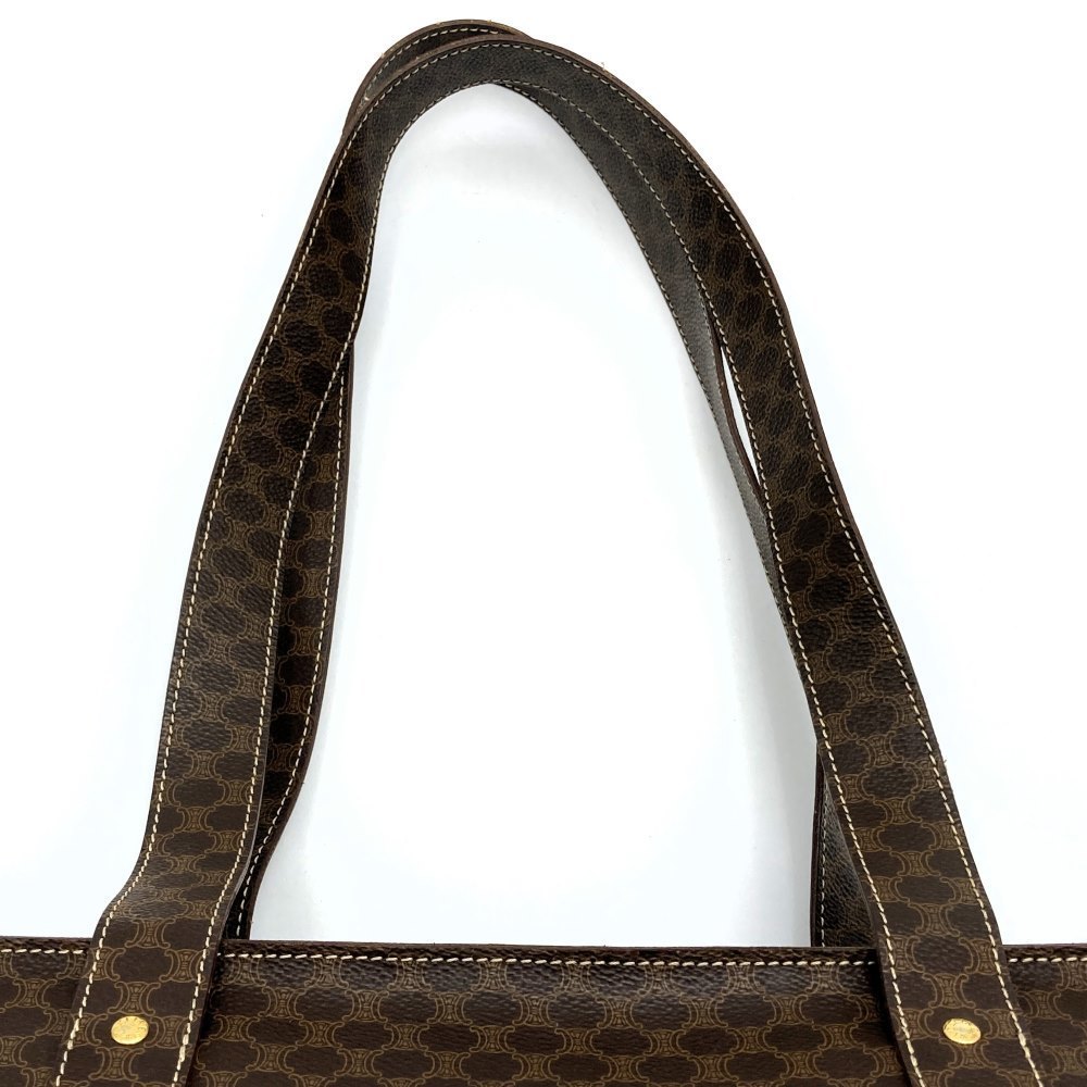Celine Brown Pattern Bag Macadam - image 5